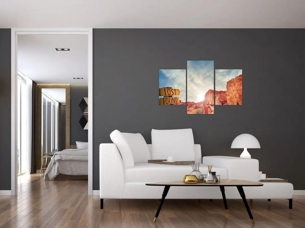 Tablou unui indicator cu inscripție (90x60 cm)