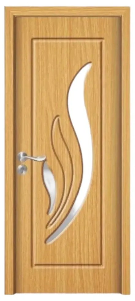 Usa Interior din MDF Novo Doors ND310, Cadru din Lemn Masiv, Geam Sablat, KIT COMPLET, Toc , Manere si balamale incluse (Culoare: Gri deschis, Toc: