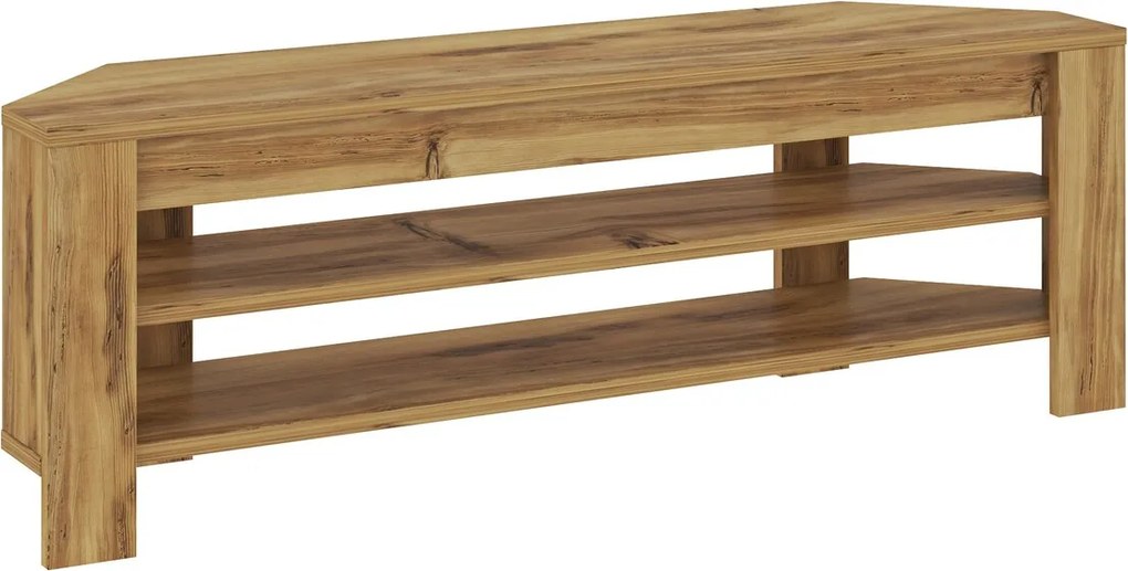 Comoda TV, Hanah Home, Corner, 120x40x30 cm, Stejar