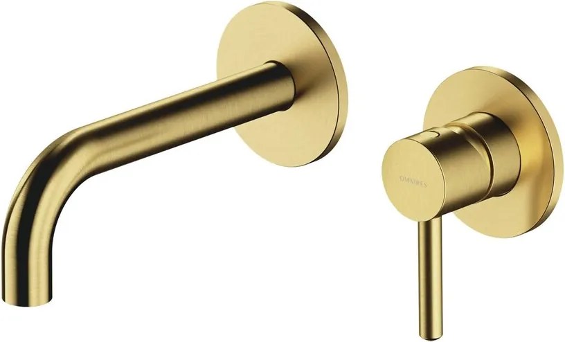 Baterie lavoar incastrata Omnires Y monocomanda finisaj alama periata fara corp ingropat