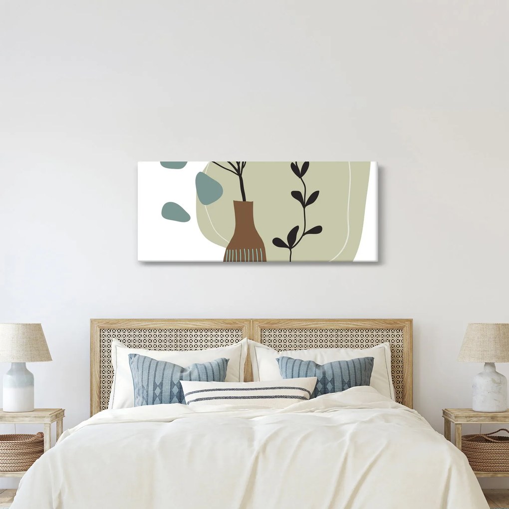 Tablou - Flori într-o vază N⁰2 (120x50 cm)