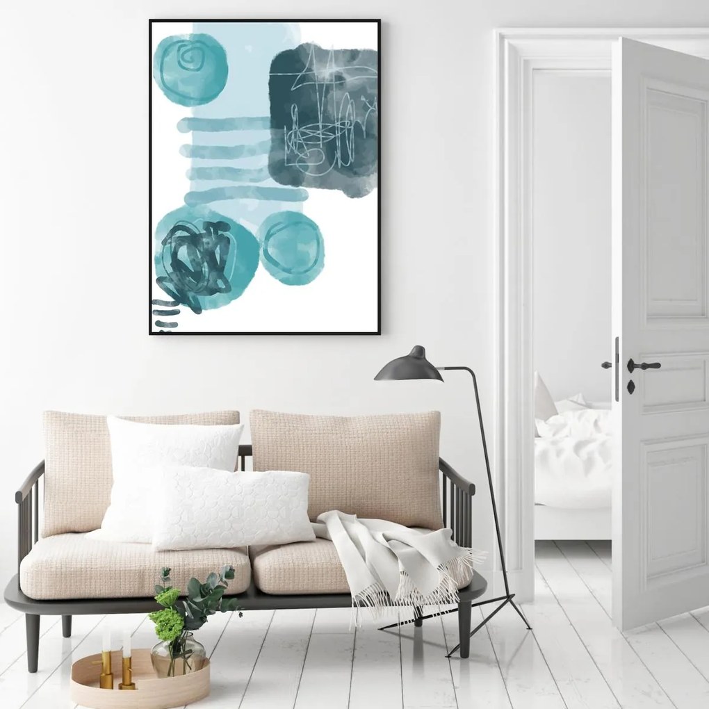 Poster - Abstracție pictată (A4)