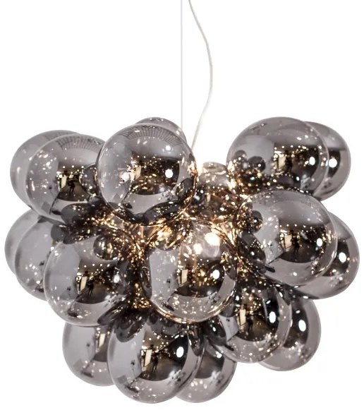 Lustră pe cablu ByRydens 4200650-4505 GROSS GRANDE 8xG9/4W/230V fumuriu/negru