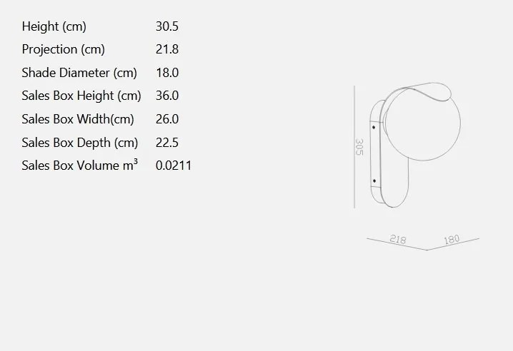 Aplica de exterior stil minimalist nordic IP44 Dalius