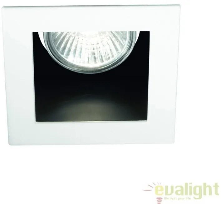 Spot incastrabil pt. tavan fals 9x9cm, FUNKY FI1 BIANCO 083230