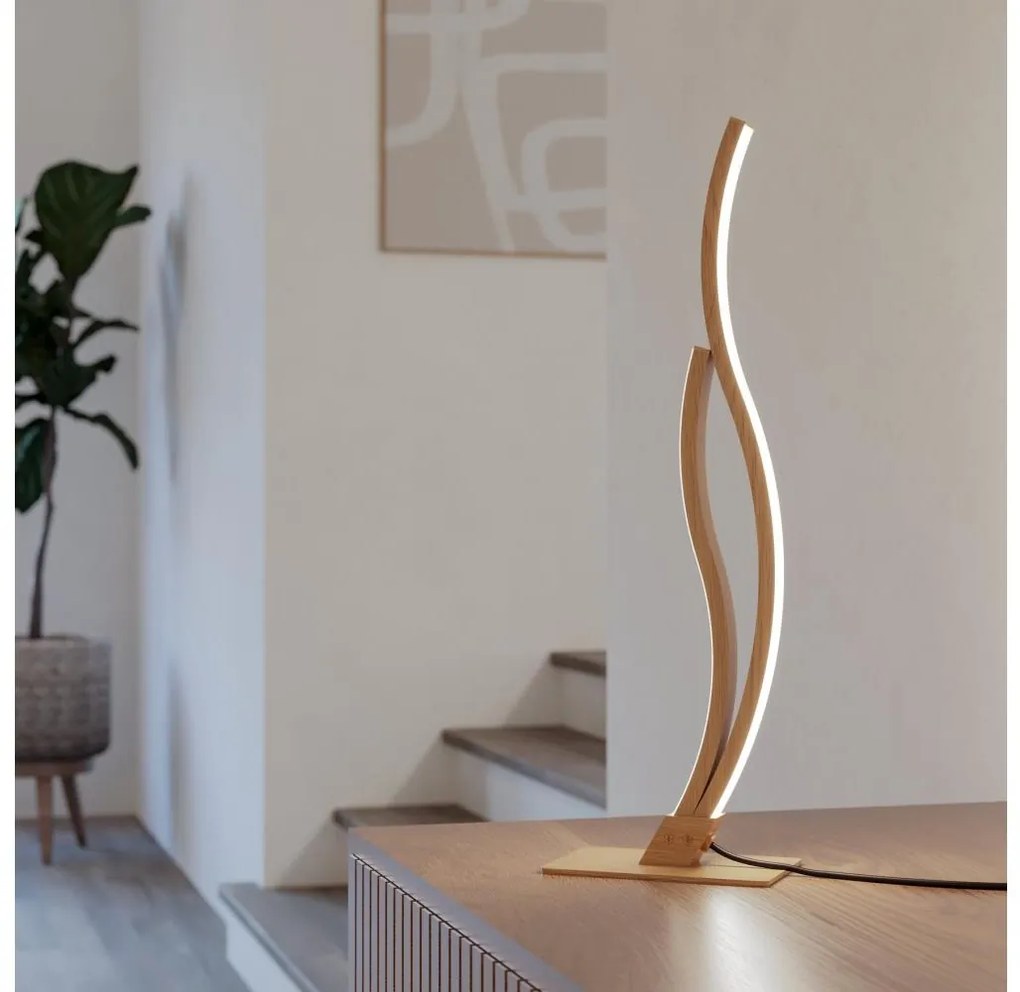 Lampă LED de masă Eglo 901213 GRISOLIA LED/12W/230V 4000K bej