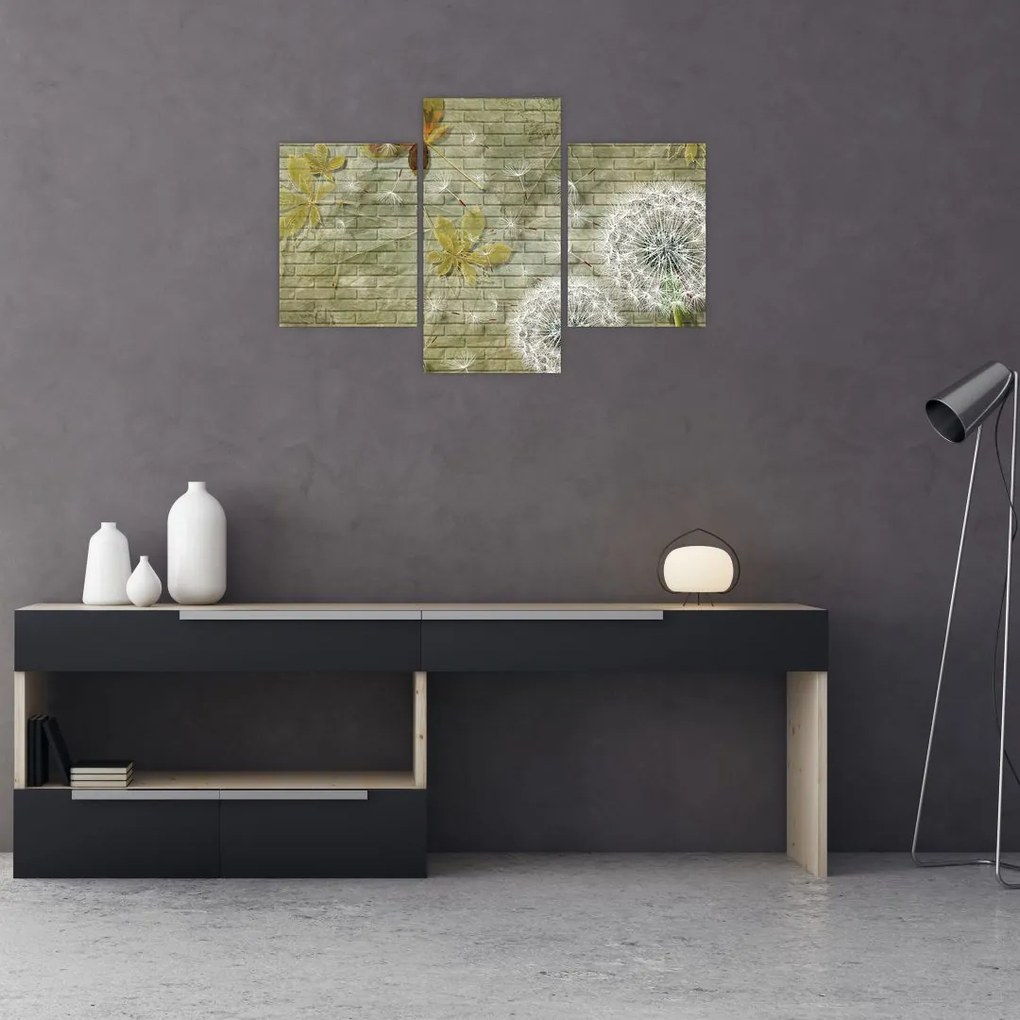 Tablou - Păpădii suflate de vânt (90x60 cm)