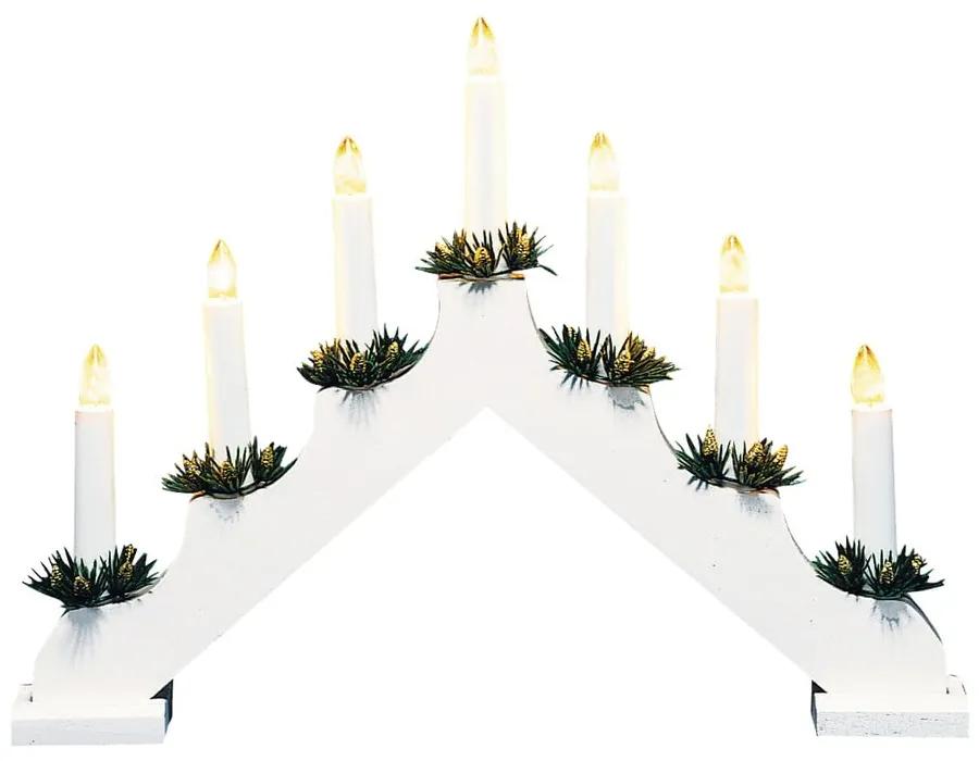 Decorațiune luminoasă albă cu model de Crăciun Ola – Markslöjd