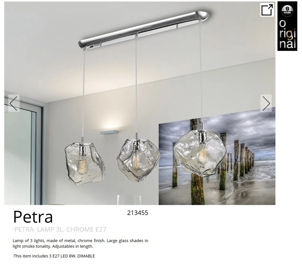 Lustra suspendata design modern Petra 3 SV-213455