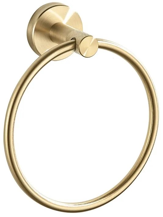 Cuier de baie Ring 6610 Modern auriu periat