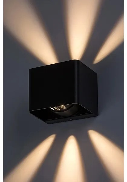 Aplică LED de exterior Rabalux 77168 HALLSTATT LED/10W/230V IP54 negru