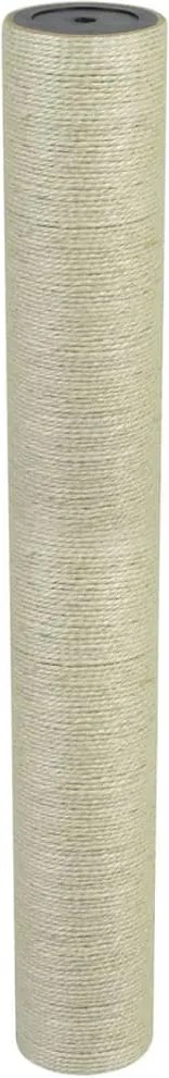 vidaXL Ansamblu de joacă pentru pisici, 8x60 cm, 8 mm Bej