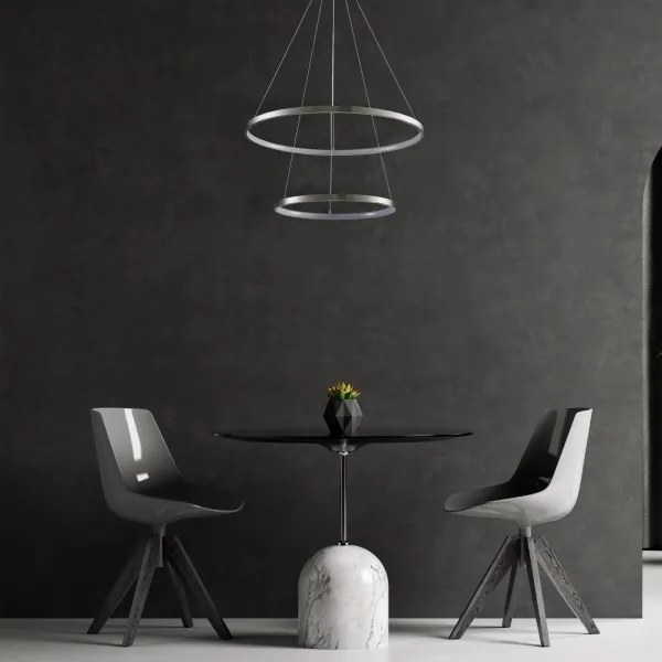 Lustră LED pe cablu LEA LED/35W/230V 4000K d. 60 cm crom