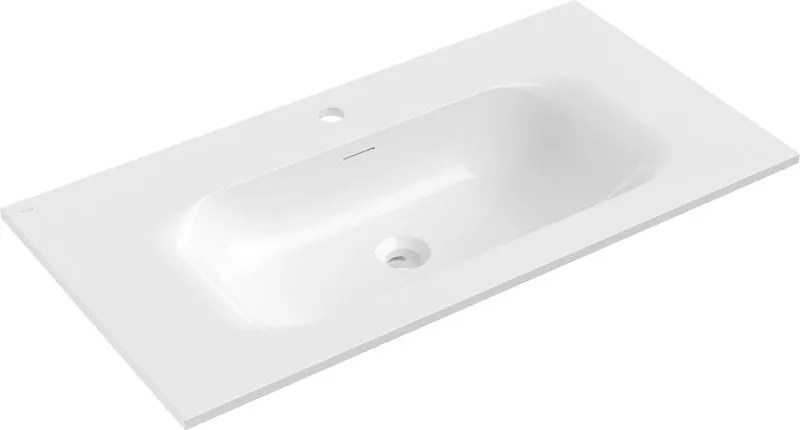 Mexen Vela chiuvetă încorporată în blat 91 x 46,5 cm, alb lucios - 25239000