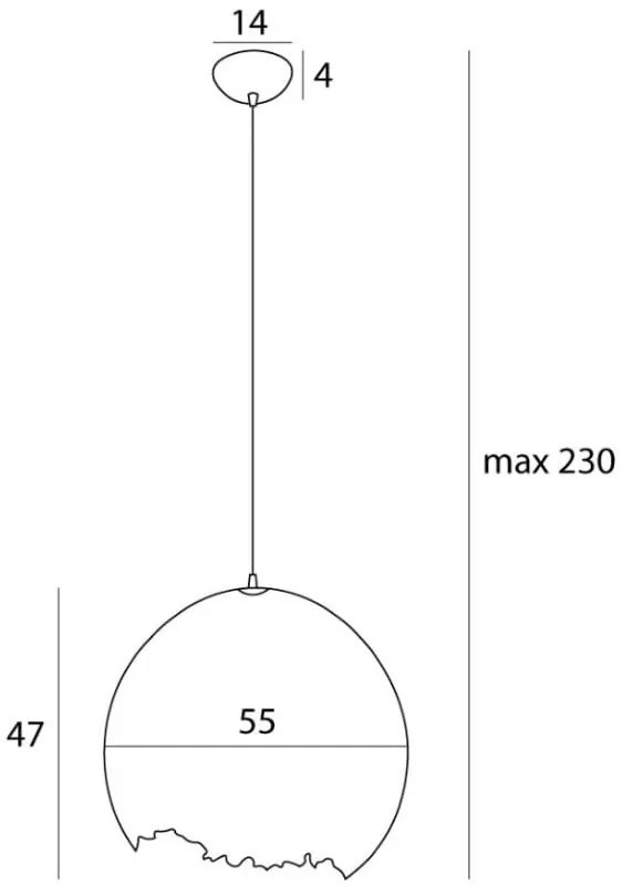 Lustra suspendata design decorativ Nest