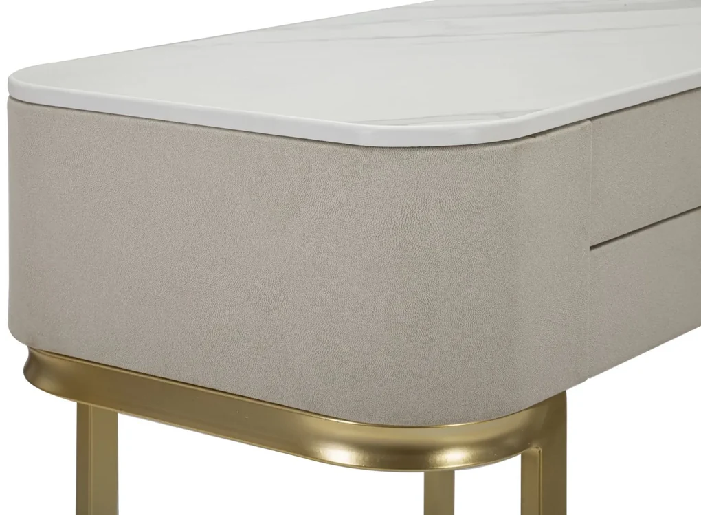 Mauro Ferretti Consola Cu 2 Sertare Beauty cm 70X40X80 | Aosom Romania