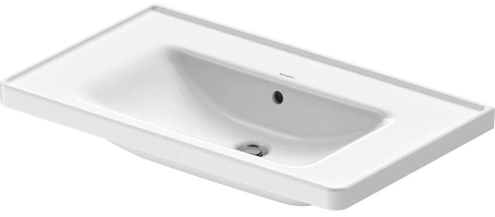 Duravit 2367800060 – Lavoar suspendat D-NEO, 80 x 48 cm, ceramică, alb lucios