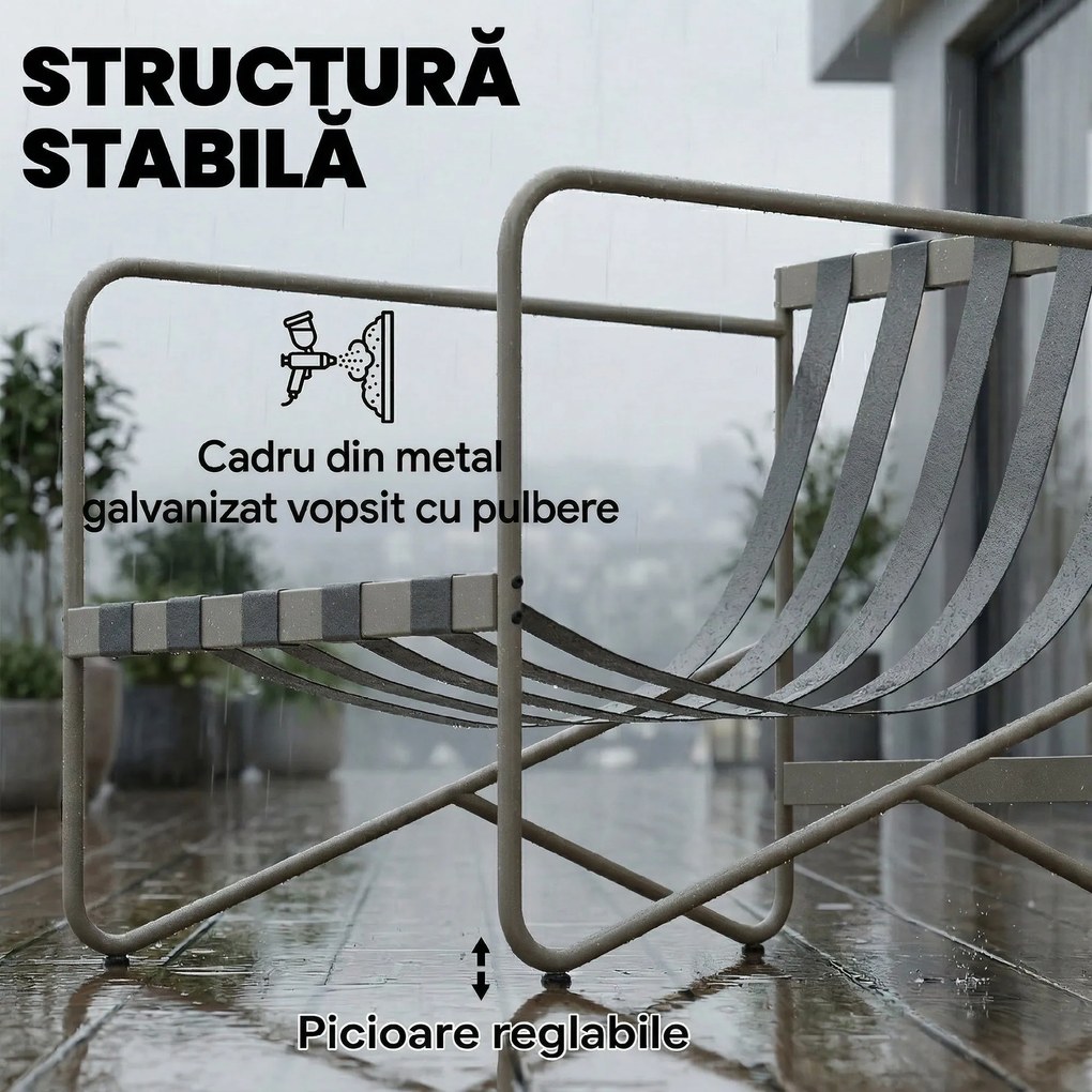 Outsunny canapea terasă relaxare | Aosom Romania