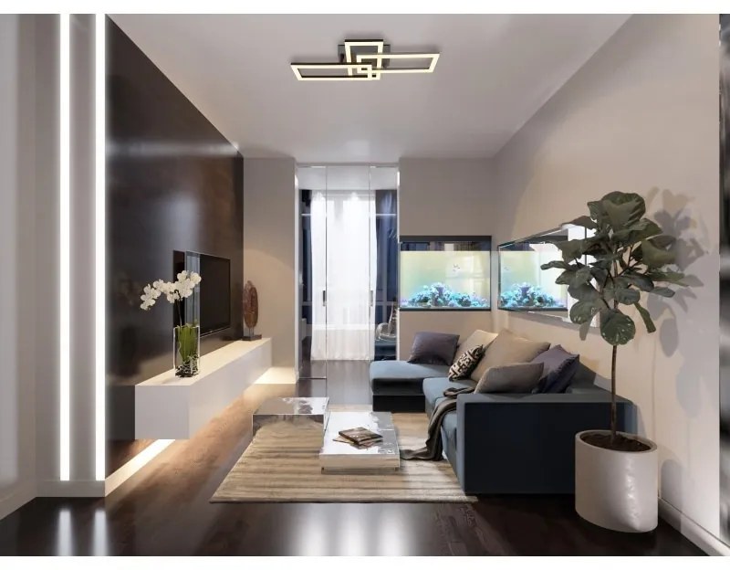 Plafoniera LED design slim SAPENA 24W