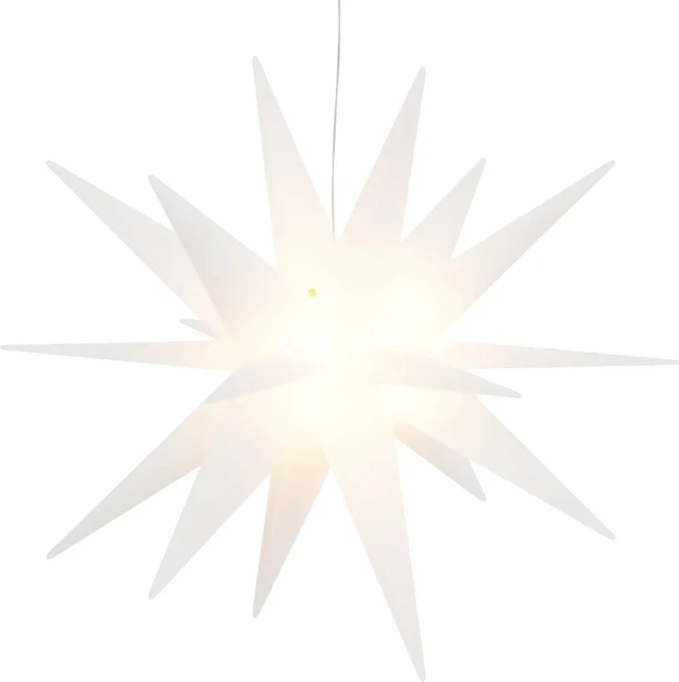 vidaXL Lumină de Crăciun cu LED, alb, 57 cm, pliabil