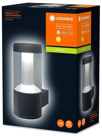 Aplică LED de exterior LANTERN 1xLED/12W/230V IP44