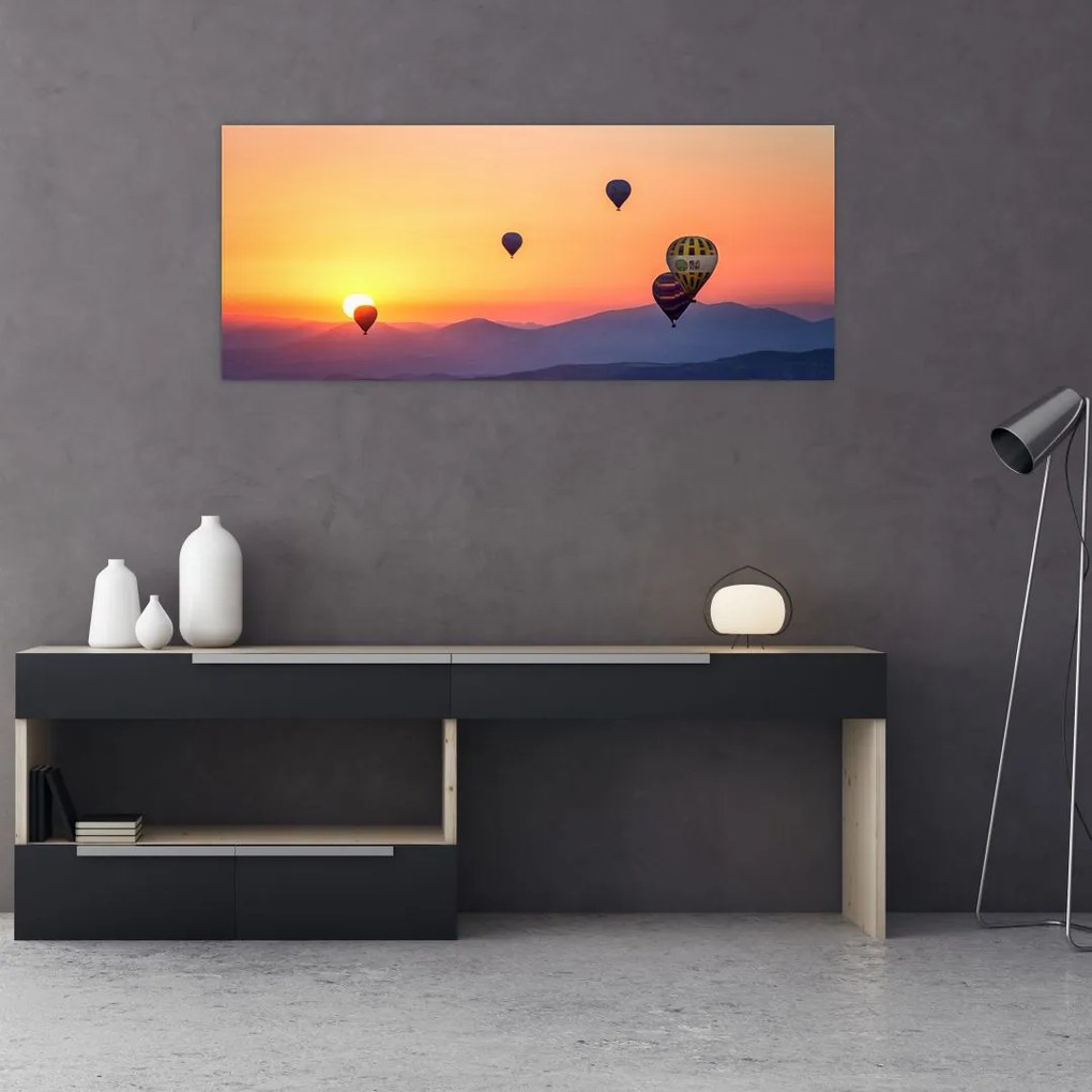 Tablou cu baloane de aer cald (120x50 cm)