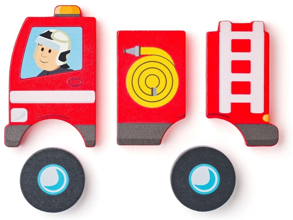 Woody Puzzle Baby Pompier