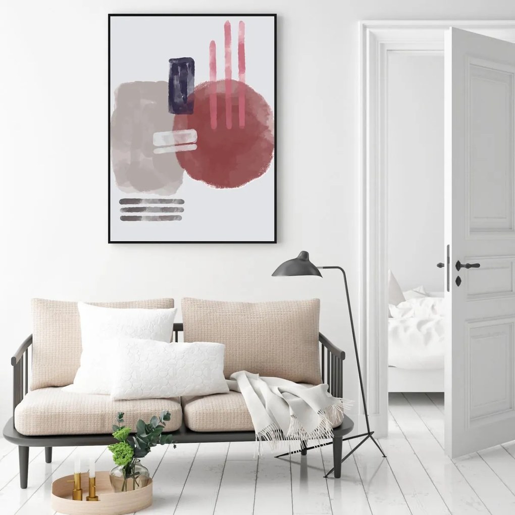 Poster - Abstracție pictată (A4)