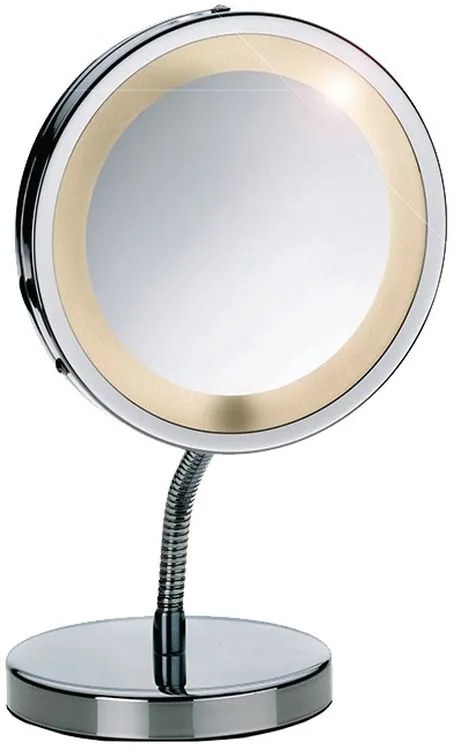 Kela Lola oglindă cosmetică 15x27.5 cm rotund cu iluminare 21496