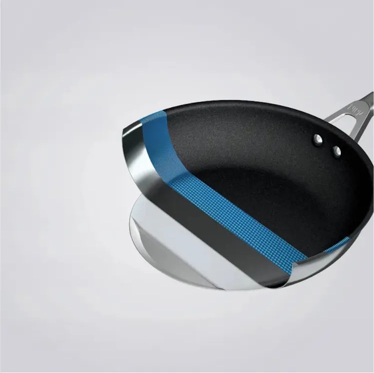 Set oale si tigaie Ninja Zerostick Premium C35005DE, 9 piese, Tehnologie antiaderenta, Pana la 260°C, Inductie, Negru