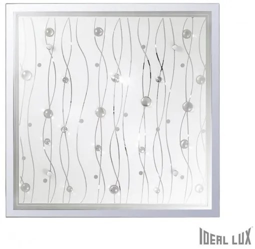 Aplica de perete, Plafonier dim. 42x42cm OCEAN PL3 TRASPARENTE 081441
