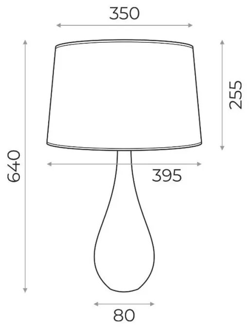 Veioza, lampa de masa din lemn design modern Tureen