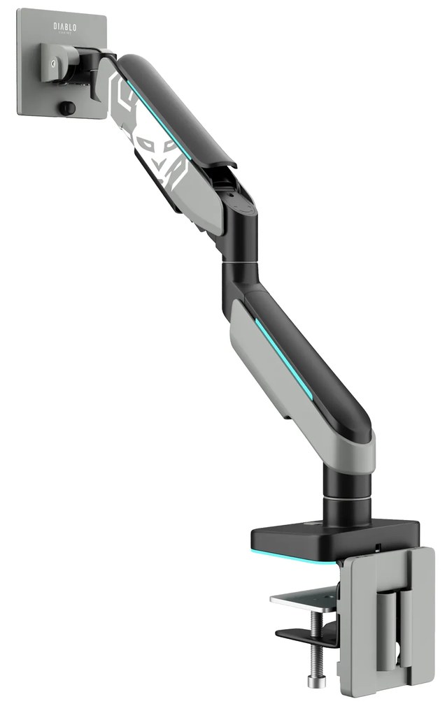 Suport monitor 49", gri/negru LED RGB X-ARM