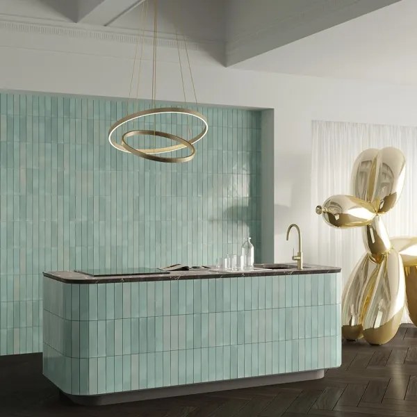 Lustră LED pe cablu Maytoni MOD058PL-L74BS3K RIM LED/88W/230V d. 80 cm auriu