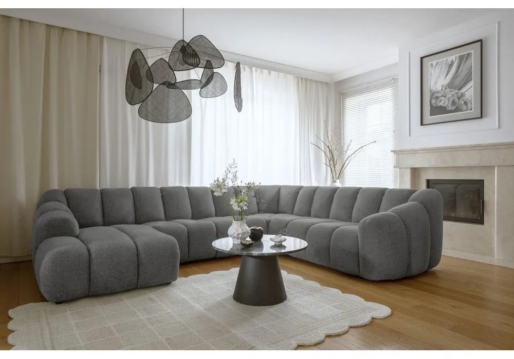 Colțar gri (cu colț pe partea dreaptă/în formă de "U") Shell – Miuform