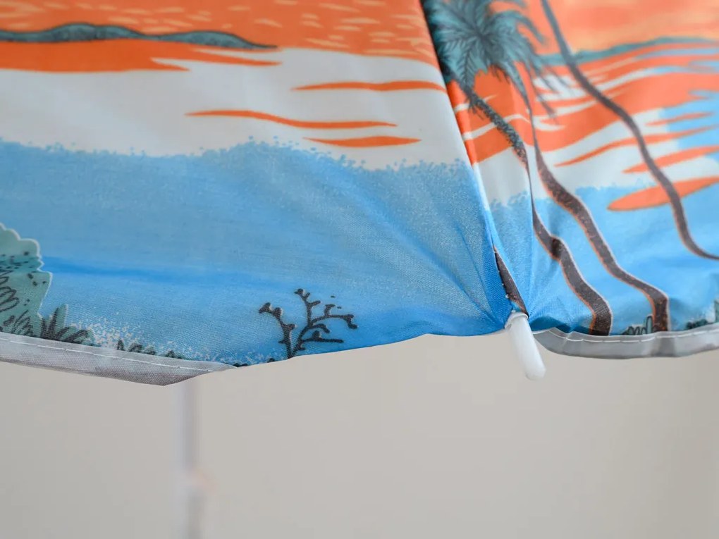 Umbrela de plaja SUNSET BEACH 180 cm, portocalie