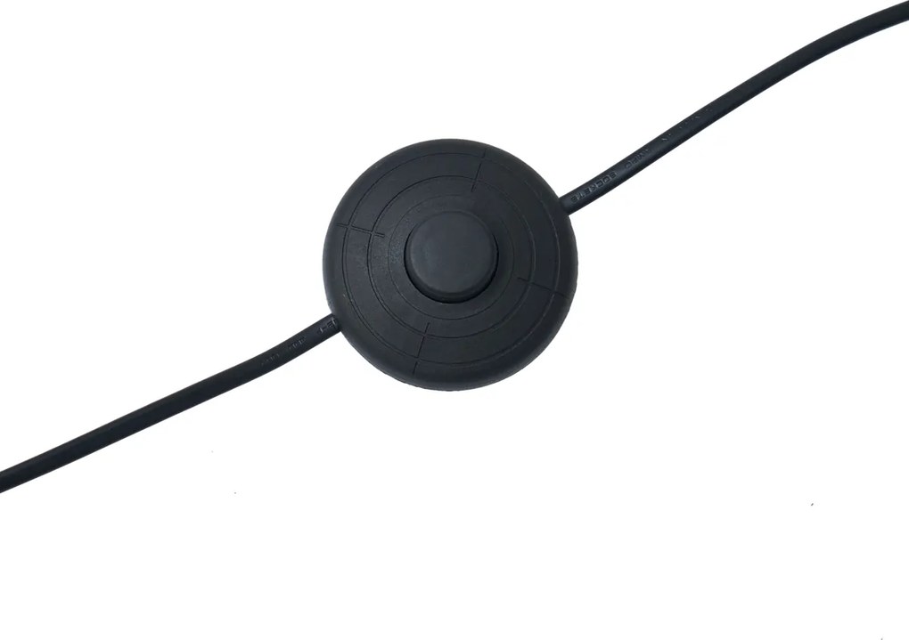 Lampă de podea din lemn cu abajur portocaliu și interior auriu 50cm - Tripod Classic