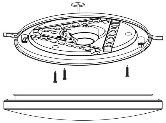 Eglo 97877 - LED Plafonieră FRANIA-S LED/11,5W/230V