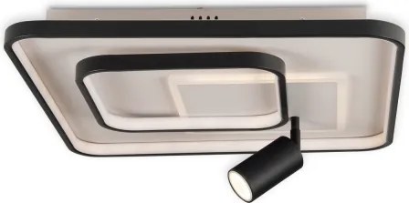 Brilagi - Plafonieră LED dimabilă UNITY LED/75W/230V + 1xGU10/3W alb/negru + telecomandă