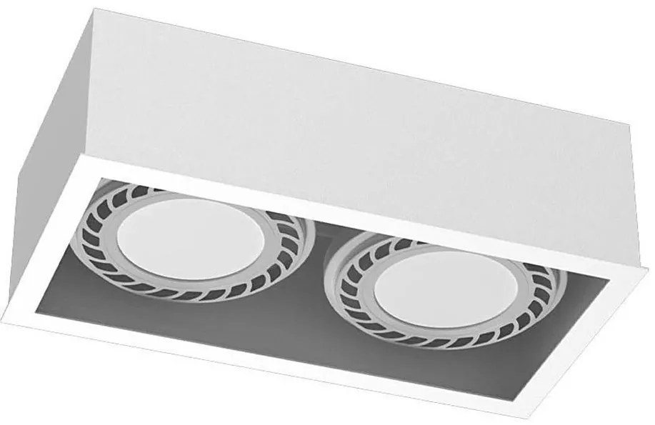 Brosline 1274 - Spot CAGE 2xGU10/18W/230V alb