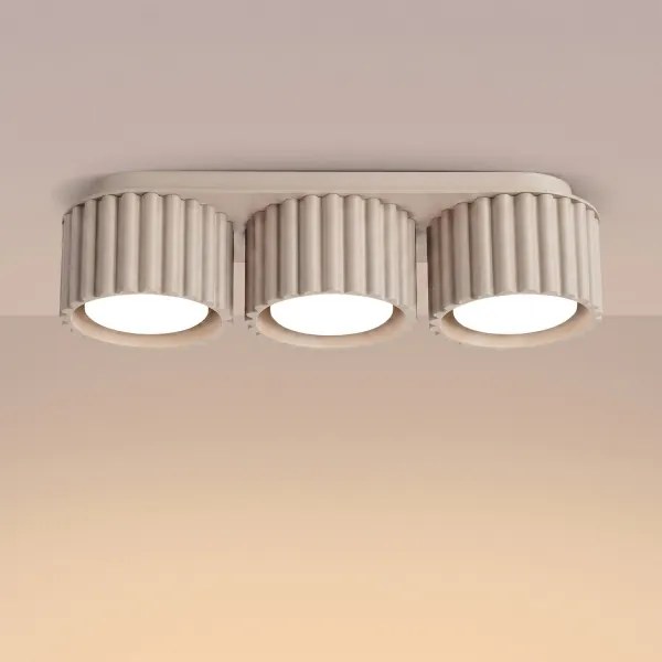 Sollux SL.2635 - Corp de iluminat tip spot AURA 3xGX53/10W/230V taupe