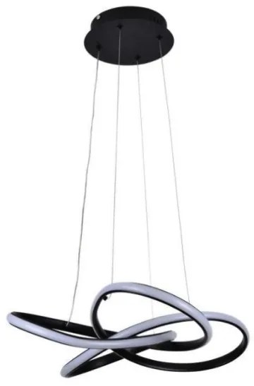 Lustră LED dimabilă pe cablu LED/40W/230V 3000-6500K negru + telecomandă