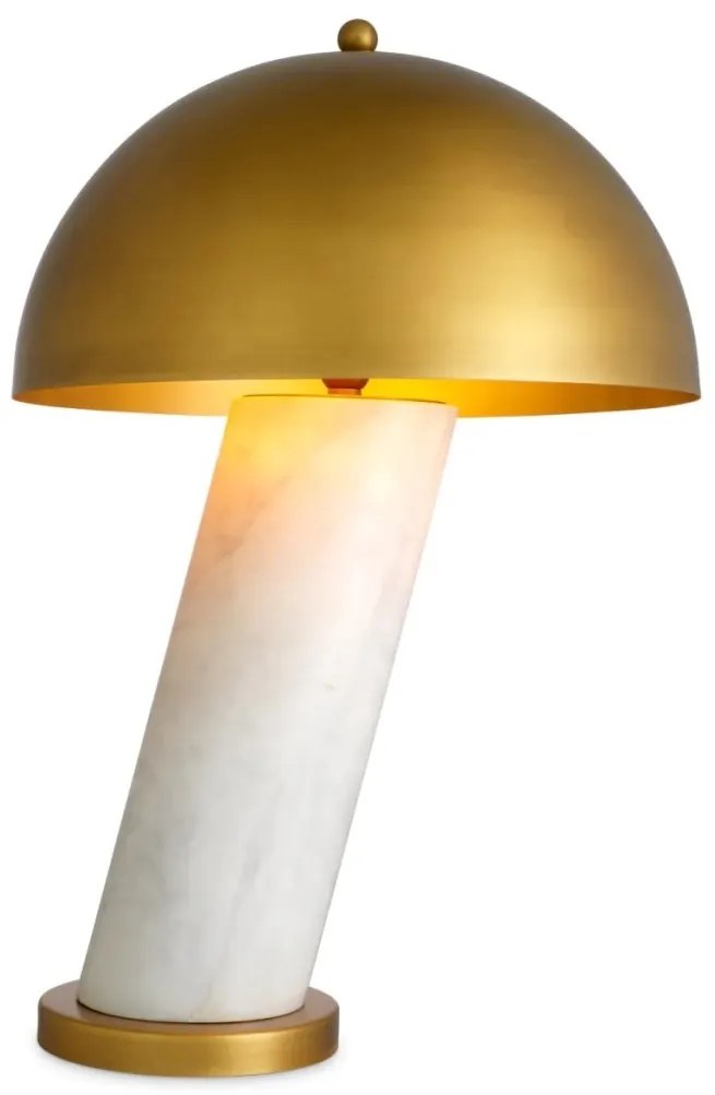 Veioza, Lampa de masa design LUX Daniel alb