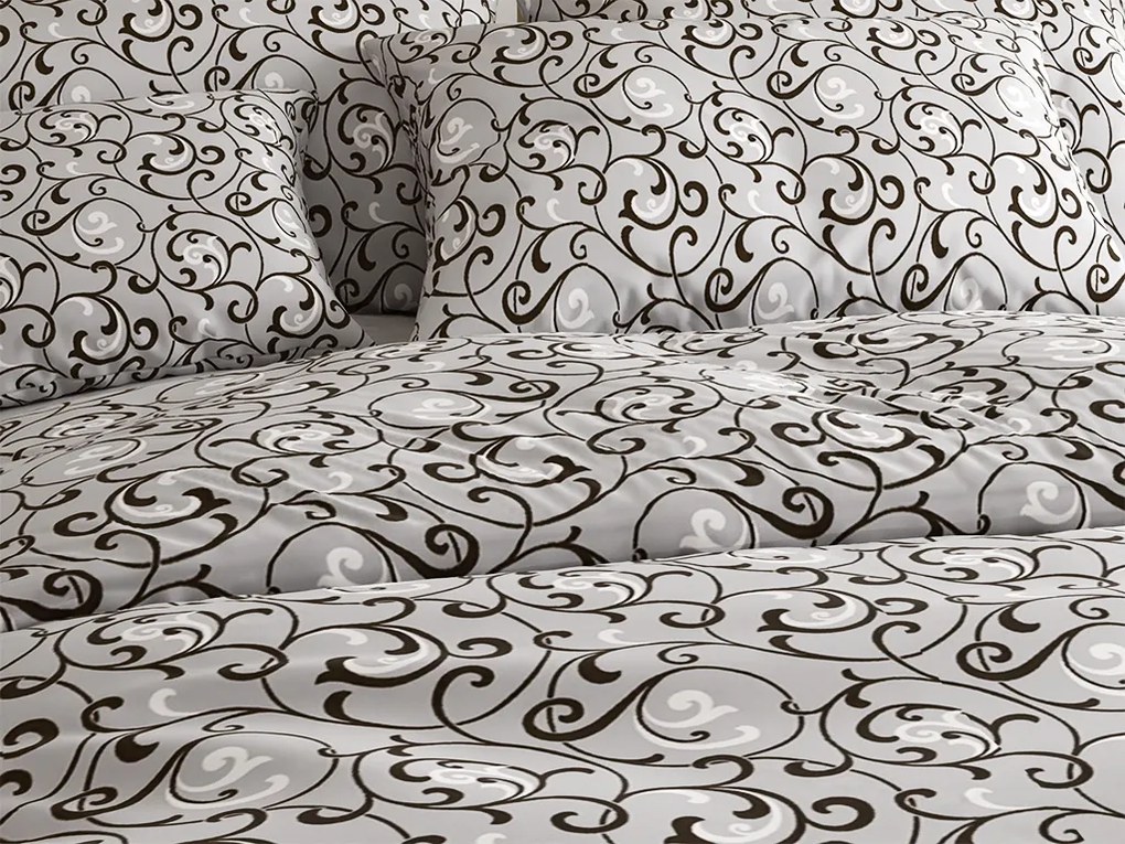 Lenjerie de pat din polibumbac ORIENT POLY gri Dimensiune lenjerie de pat: 70 x 90 cm | 140 x 220 cm