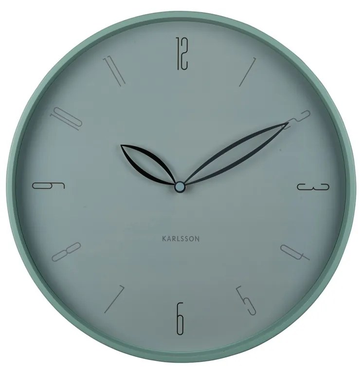 Karlsson 6012BL ceas de perete design, albastru,diametru 40 cm