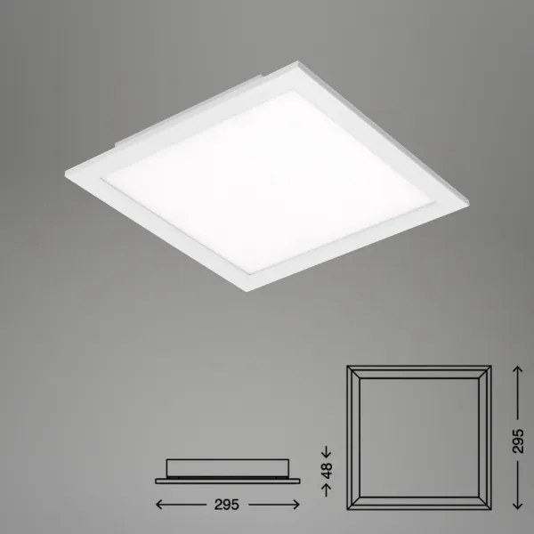 Plafonieră LED dimabilă SIMPLE LED/18W/230V Briloner 7194-016 + telecomandă