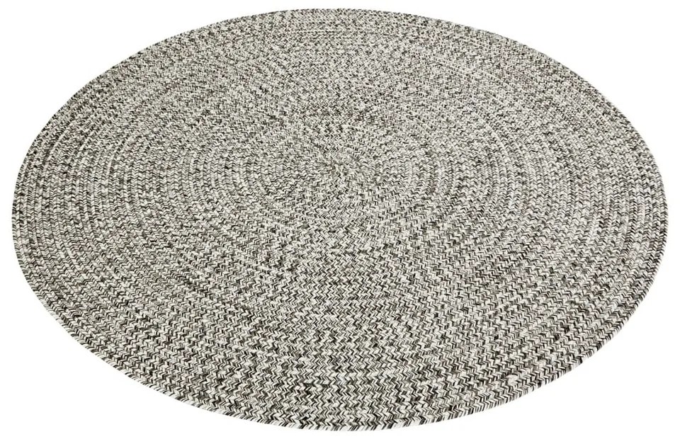 Covor rotund de exterior gri/bej ø 150 cm - NORTHRUGS