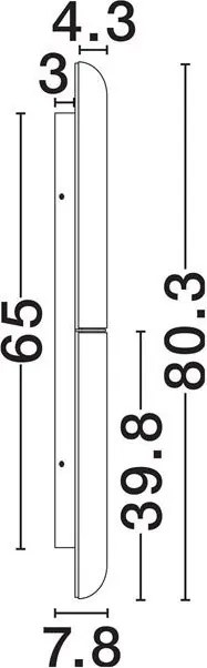 Aplica de perete LED design decorativ GLOREE