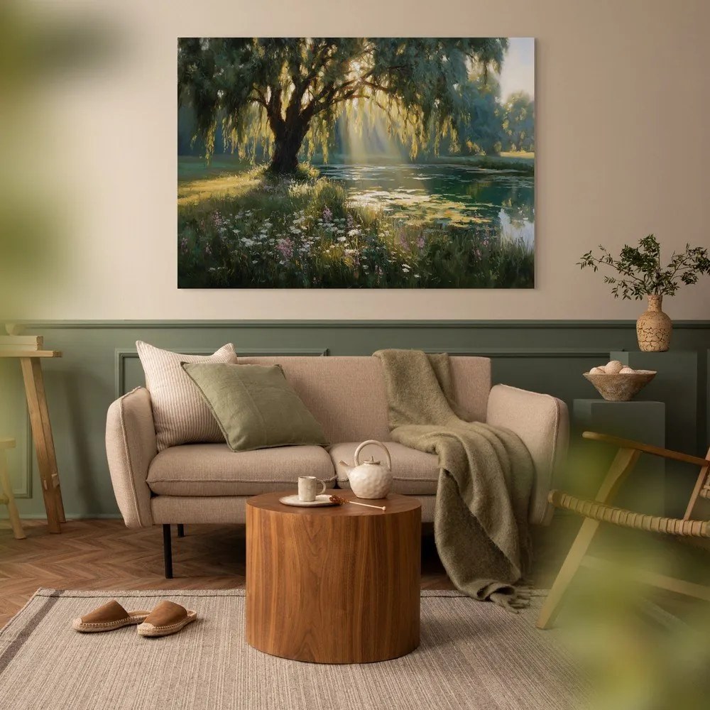 Tablou 113x85 cm Sunlit Willow – Styler