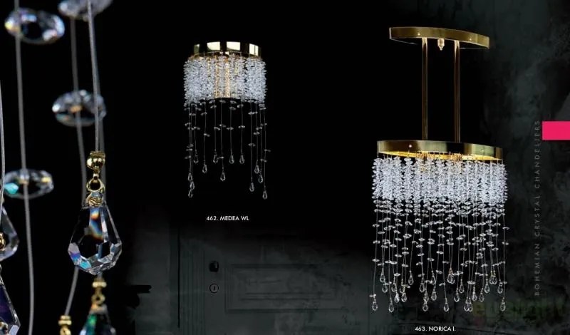 Lustra ovala Cristal Bohemia Exclusive dim.32x10cm NORICA I. CE